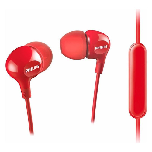 AURICULARES PHILIPS SHE3555 RED-DU2 AURICULARES PHILIPS SHE3555 RED